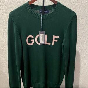 Green size Medium Renwick GOLF Sweater NWTs